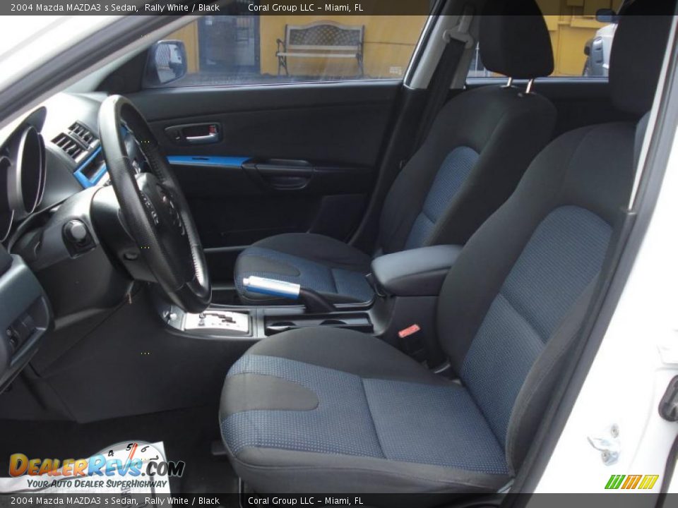 2004 Mazda MAZDA3 s Sedan Rally White / Black Photo #9