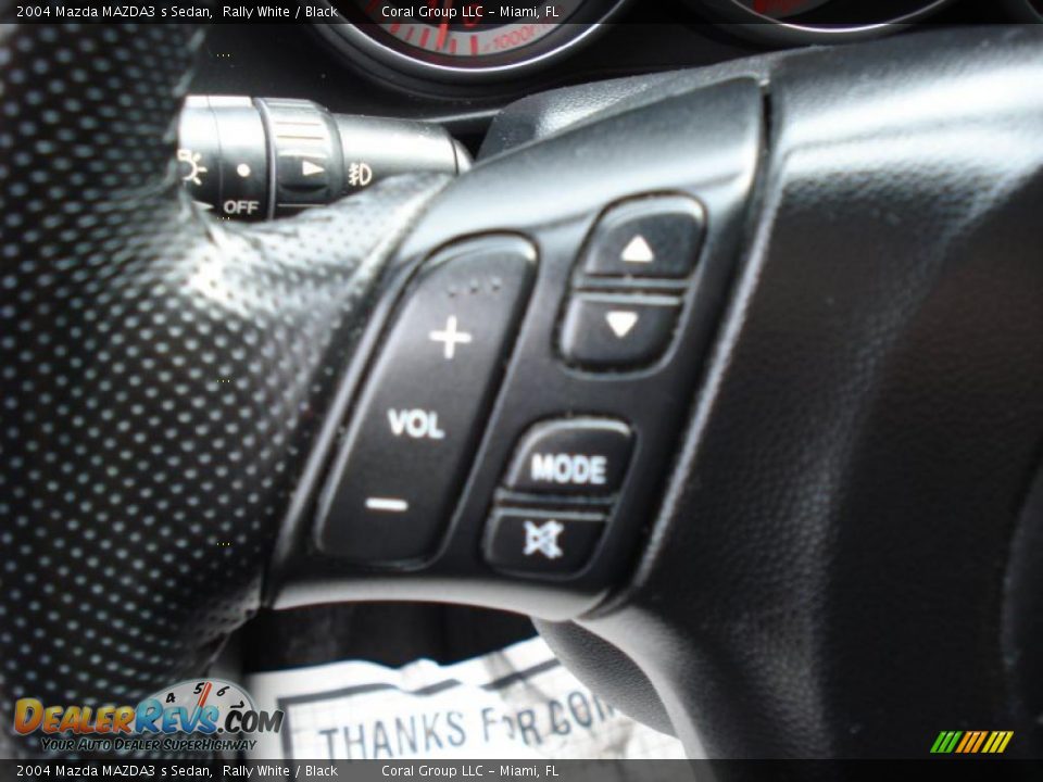 2004 Mazda MAZDA3 s Sedan Rally White / Black Photo #16