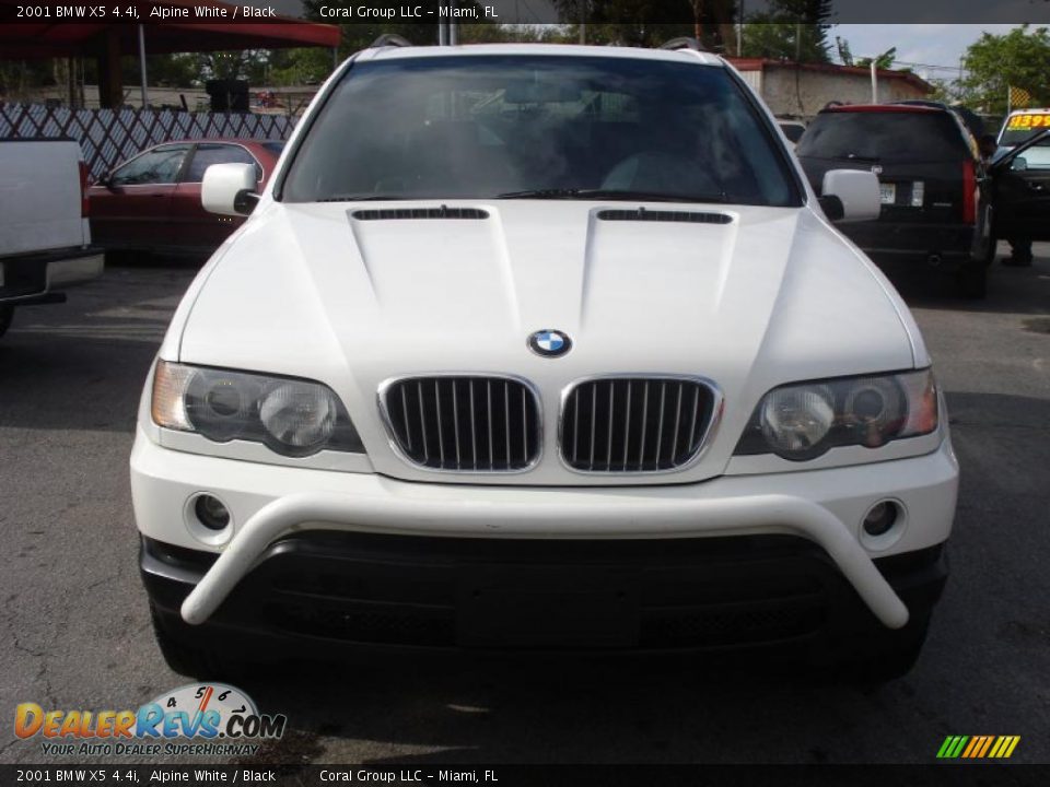 2001 BMW X5 4.4i Alpine White / Black Photo #2