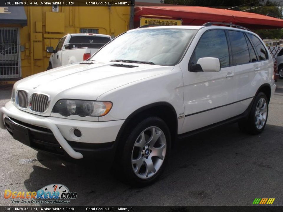 2001 BMW X5 4.4i Alpine White / Black Photo #3