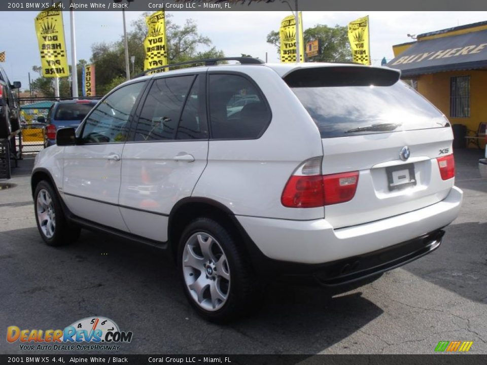 2001 BMW X5 4.4i Alpine White / Black Photo #4