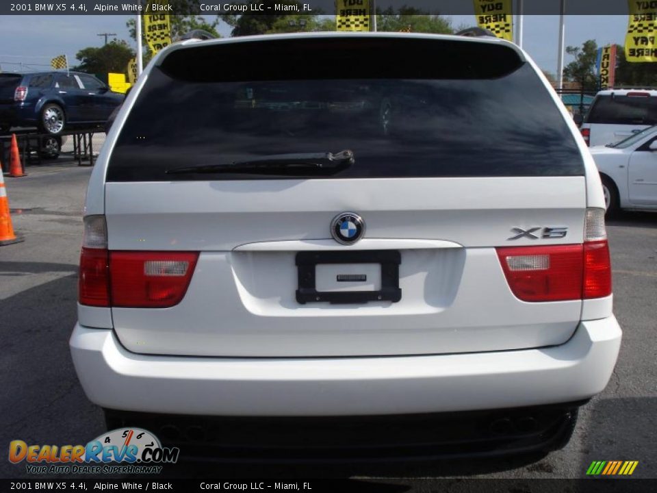 2001 BMW X5 4.4i Alpine White / Black Photo #5