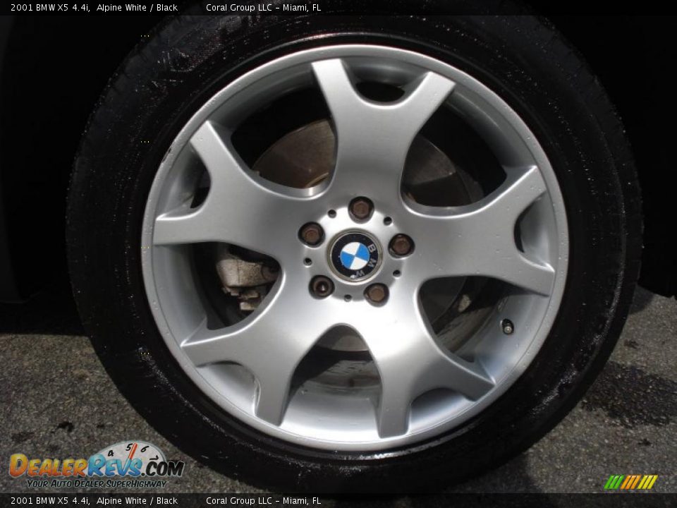 2001 BMW X5 4.4i Alpine White / Black Photo #7