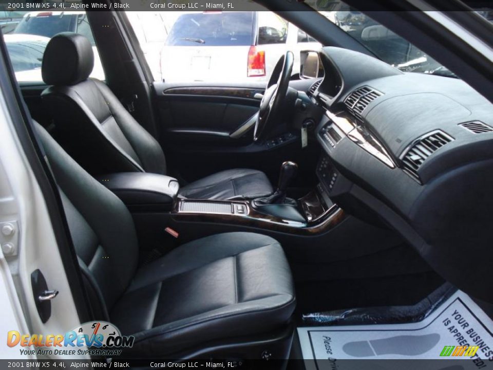 2001 BMW X5 4.4i Alpine White / Black Photo #14