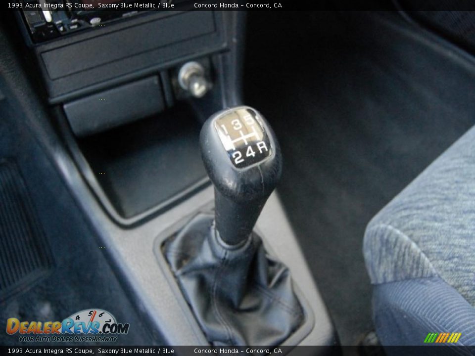 1993 Acura Integra RS Coupe Saxony Blue Metallic / Blue Photo #21