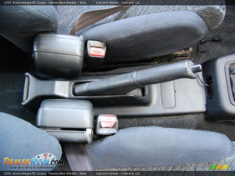 1993 Acura Integra RS Coupe Saxony Blue Metallic / Blue Photo #25