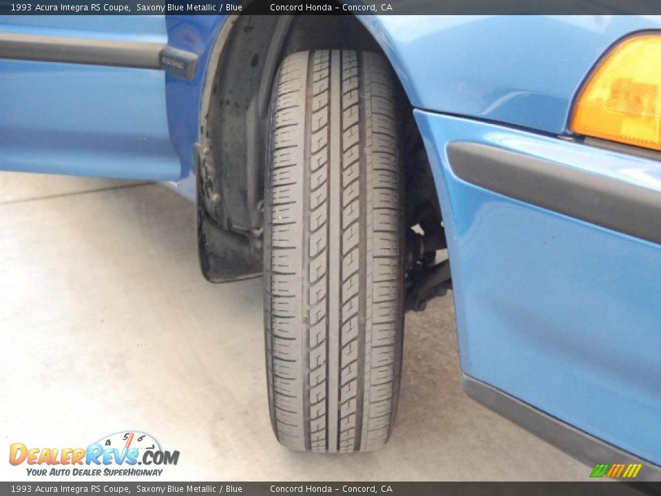 1993 Acura Integra RS Coupe Saxony Blue Metallic / Blue Photo #29