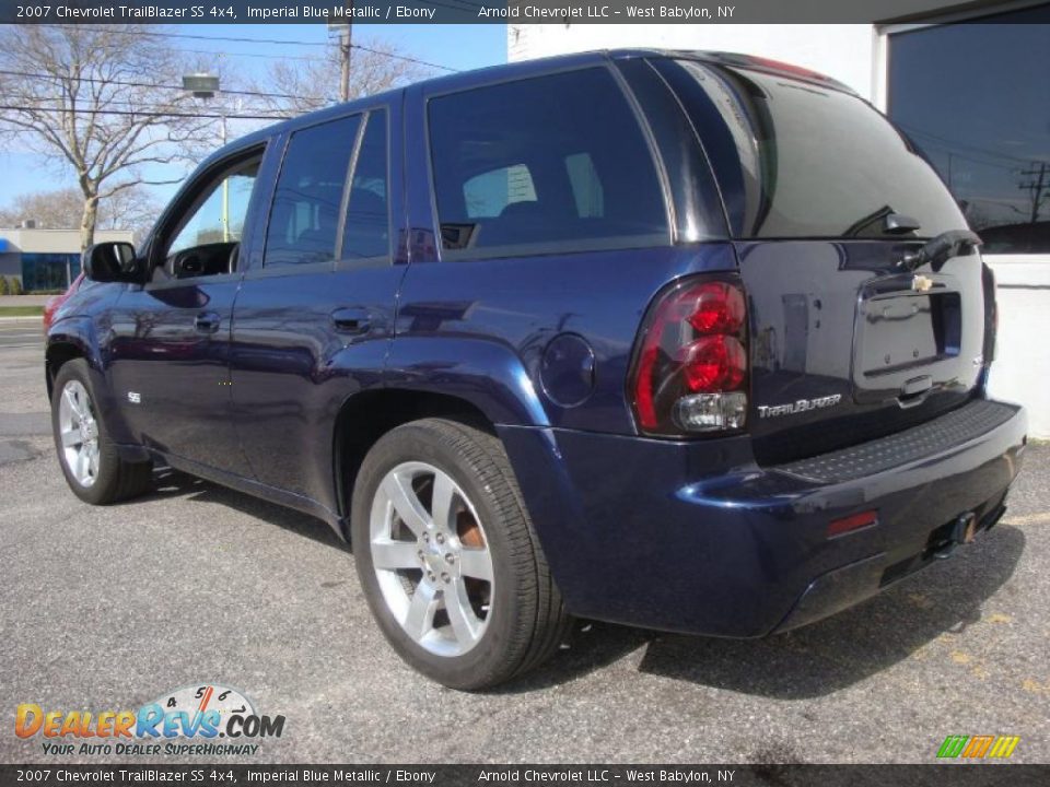 2007 Chevrolet TrailBlazer SS 4x4 Imperial Blue Metallic / Ebony Photo #4