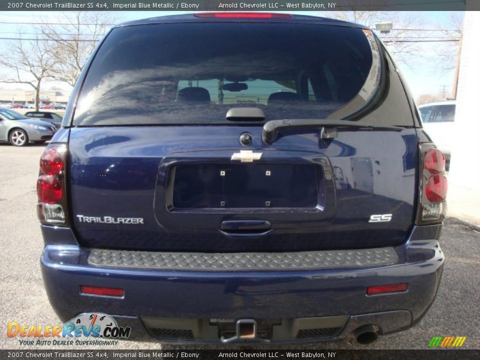 2007 Chevrolet TrailBlazer SS 4x4 Imperial Blue Metallic / Ebony Photo #5