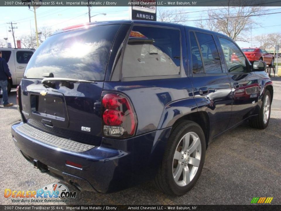 2007 Chevrolet TrailBlazer SS 4x4 Imperial Blue Metallic / Ebony Photo #6