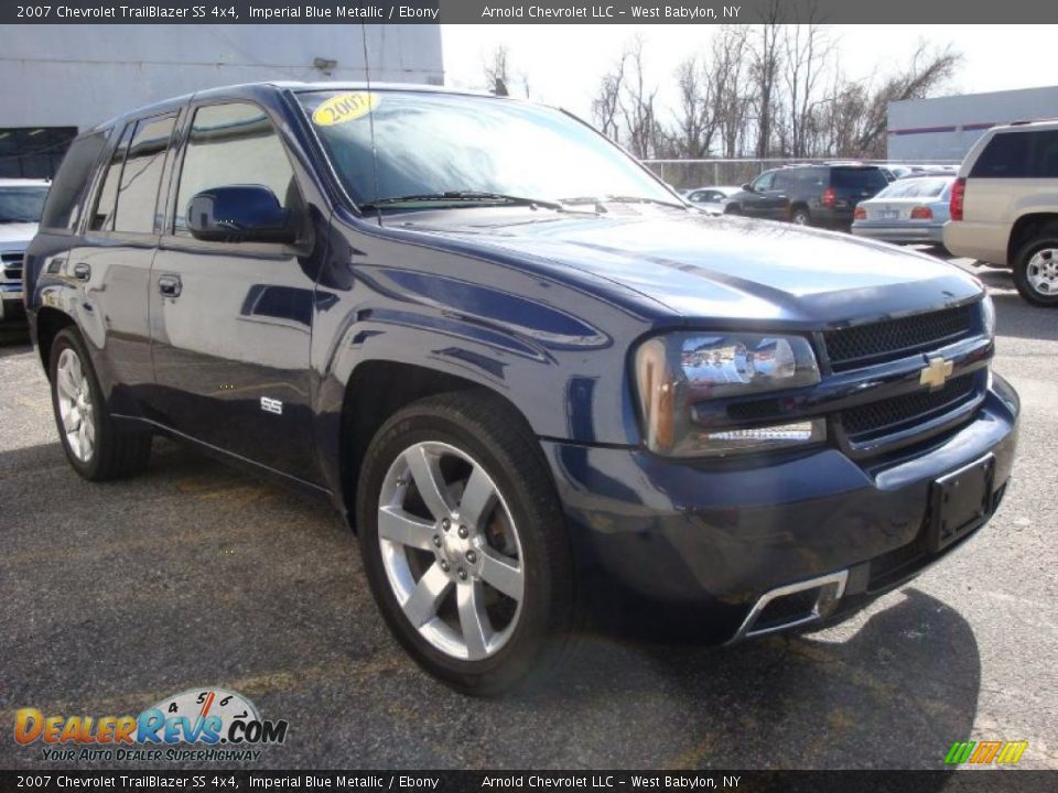 2007 Chevrolet TrailBlazer SS 4x4 Imperial Blue Metallic / Ebony Photo #7