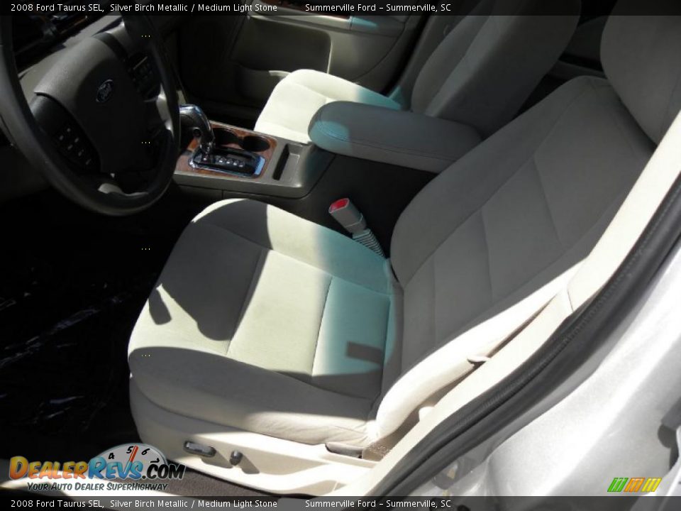 2008 Ford Taurus SEL Silver Birch Metallic / Medium Light Stone Photo #4