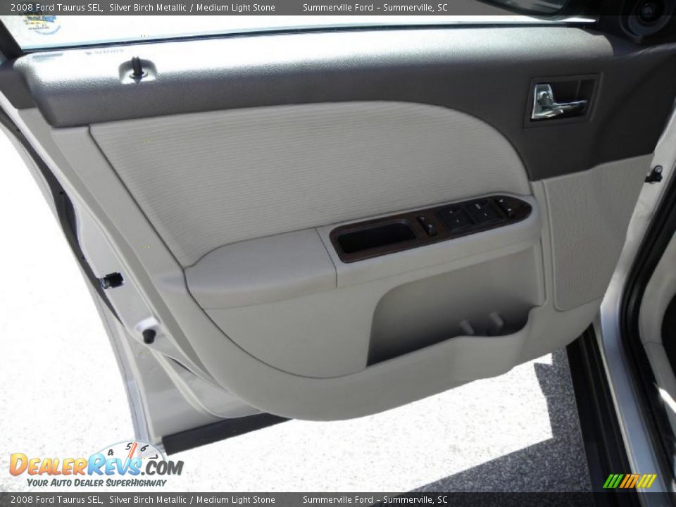 2008 Ford Taurus SEL Silver Birch Metallic / Medium Light Stone Photo #5