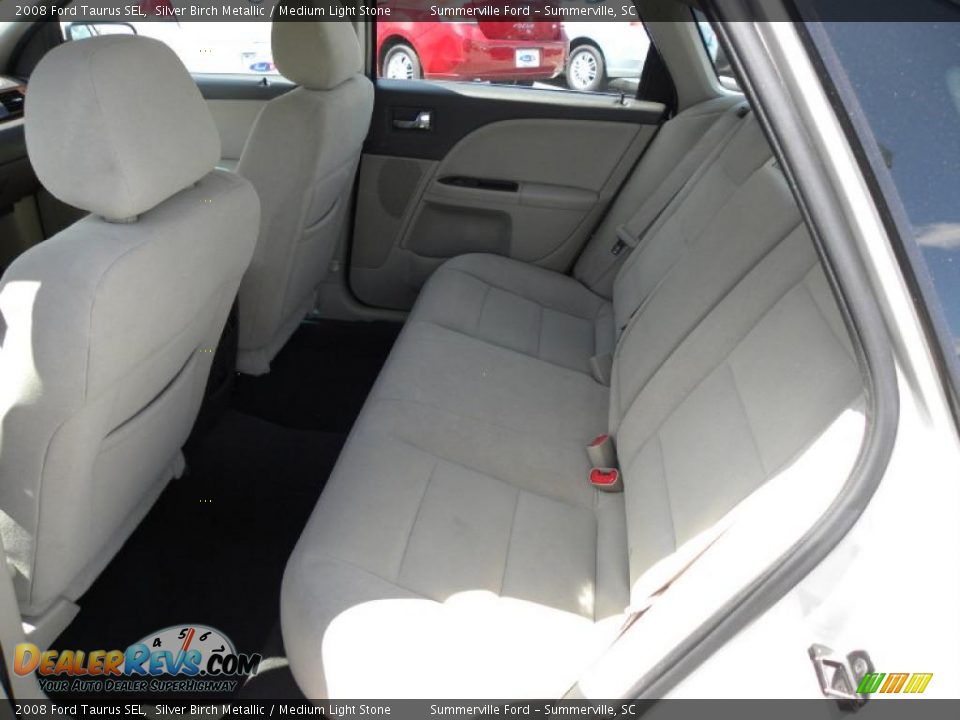 2008 Ford Taurus SEL Silver Birch Metallic / Medium Light Stone Photo #6