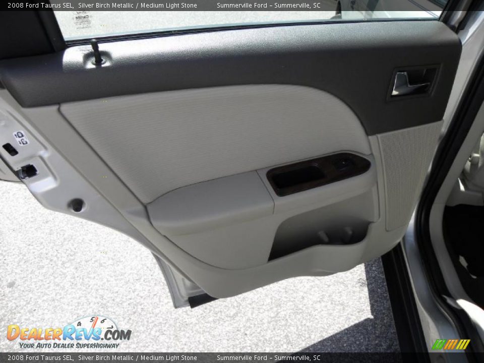 2008 Ford Taurus SEL Silver Birch Metallic / Medium Light Stone Photo #7
