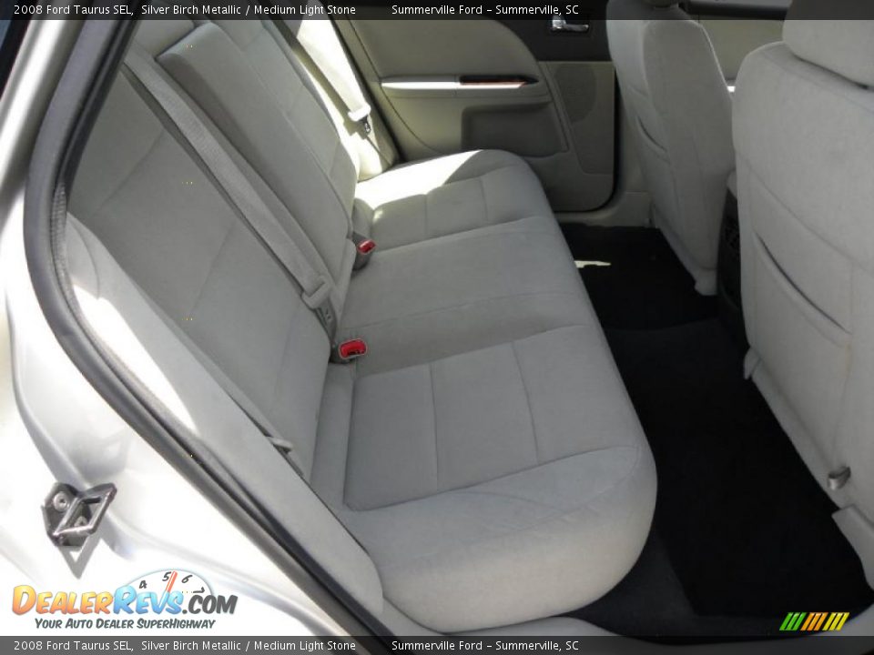 2008 Ford Taurus SEL Silver Birch Metallic / Medium Light Stone Photo #10
