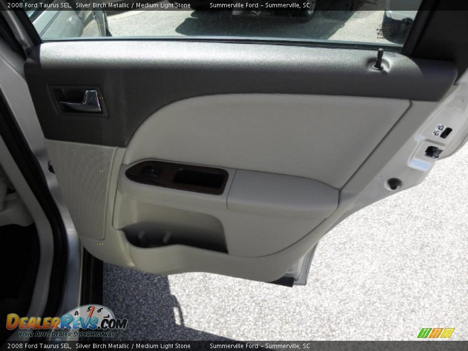 2008 Ford Taurus SEL Silver Birch Metallic / Medium Light Stone Photo #11