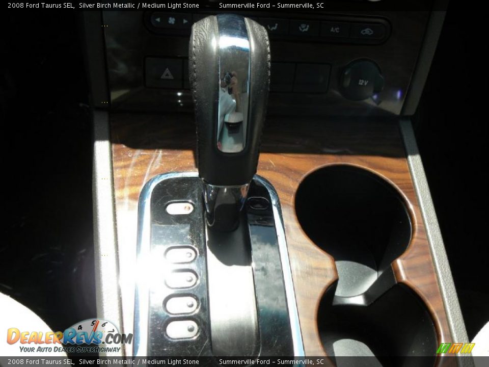 2008 Ford Taurus SEL Silver Birch Metallic / Medium Light Stone Photo #19