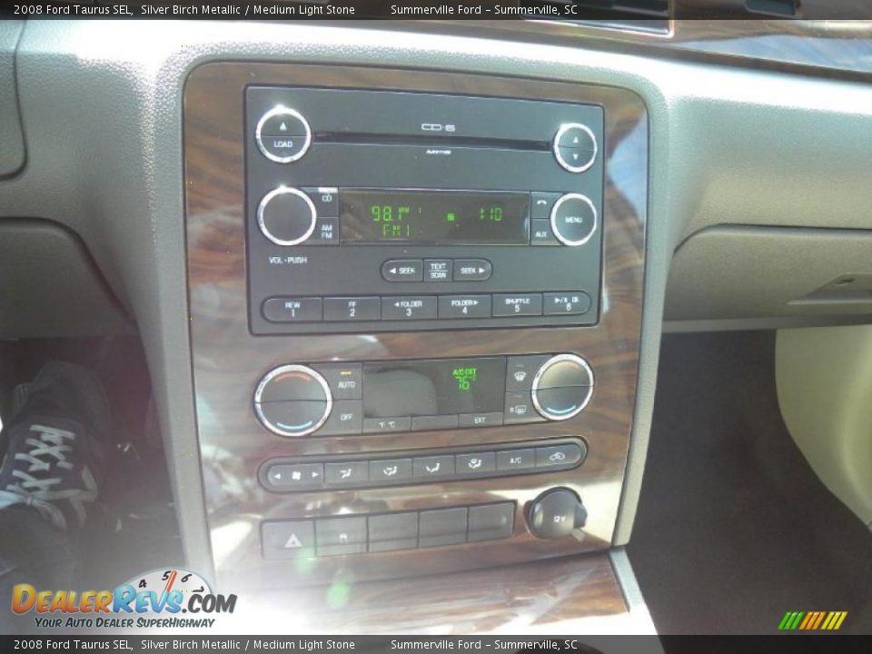 2008 Ford Taurus SEL Silver Birch Metallic / Medium Light Stone Photo #20