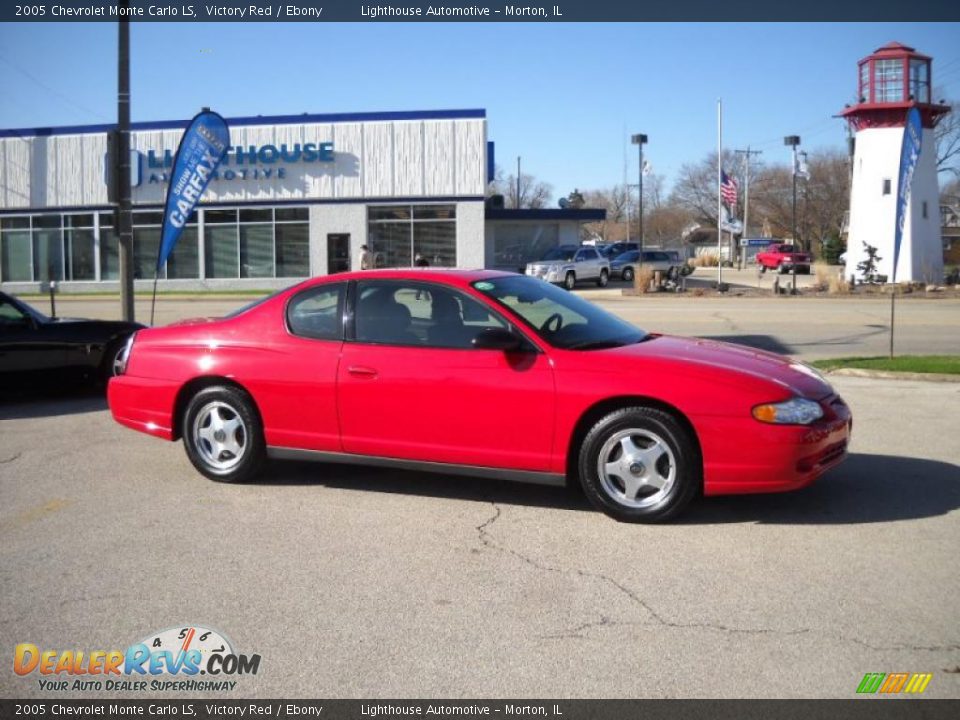 2005 Chevrolet Monte Carlo LS Victory Red / Ebony Photo #1