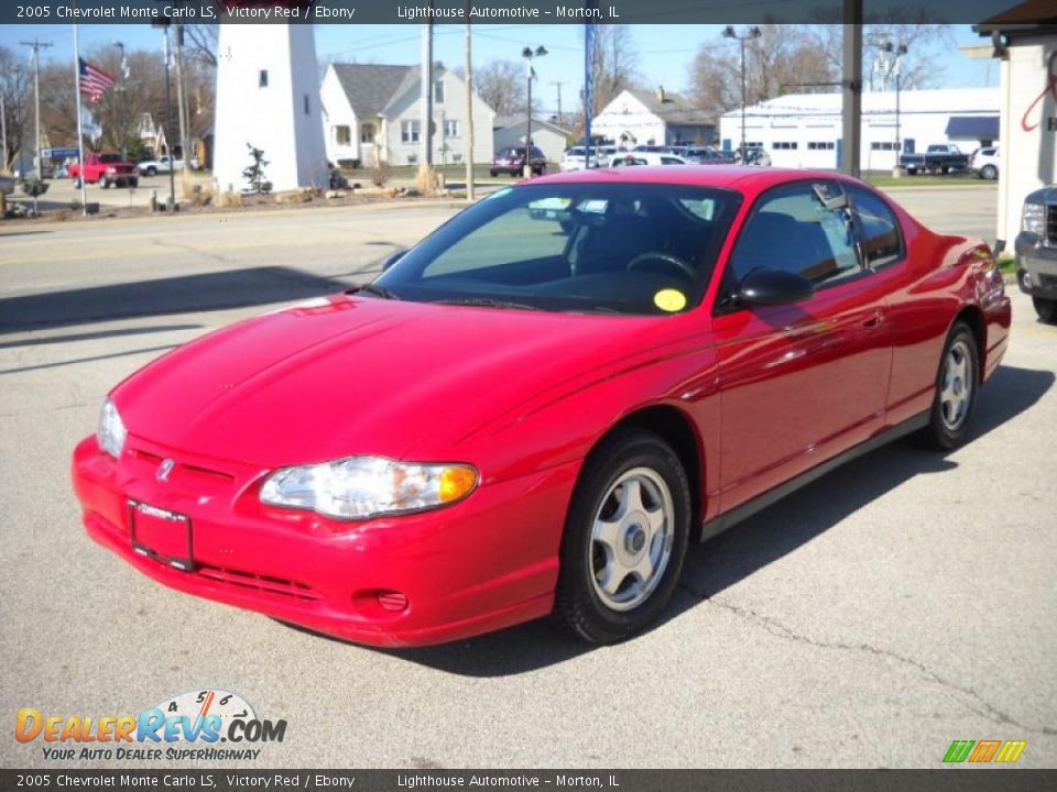 2005 Chevrolet Monte Carlo LS Victory Red / Ebony Photo #3