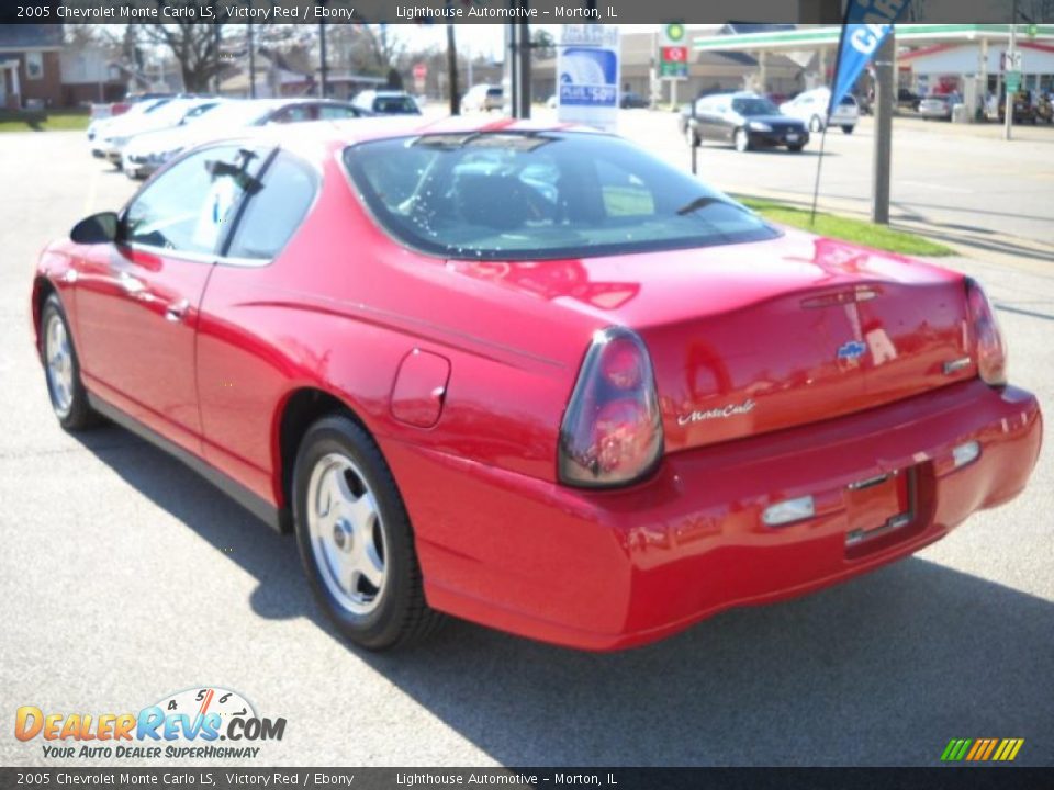 2005 Chevrolet Monte Carlo LS Victory Red / Ebony Photo #5