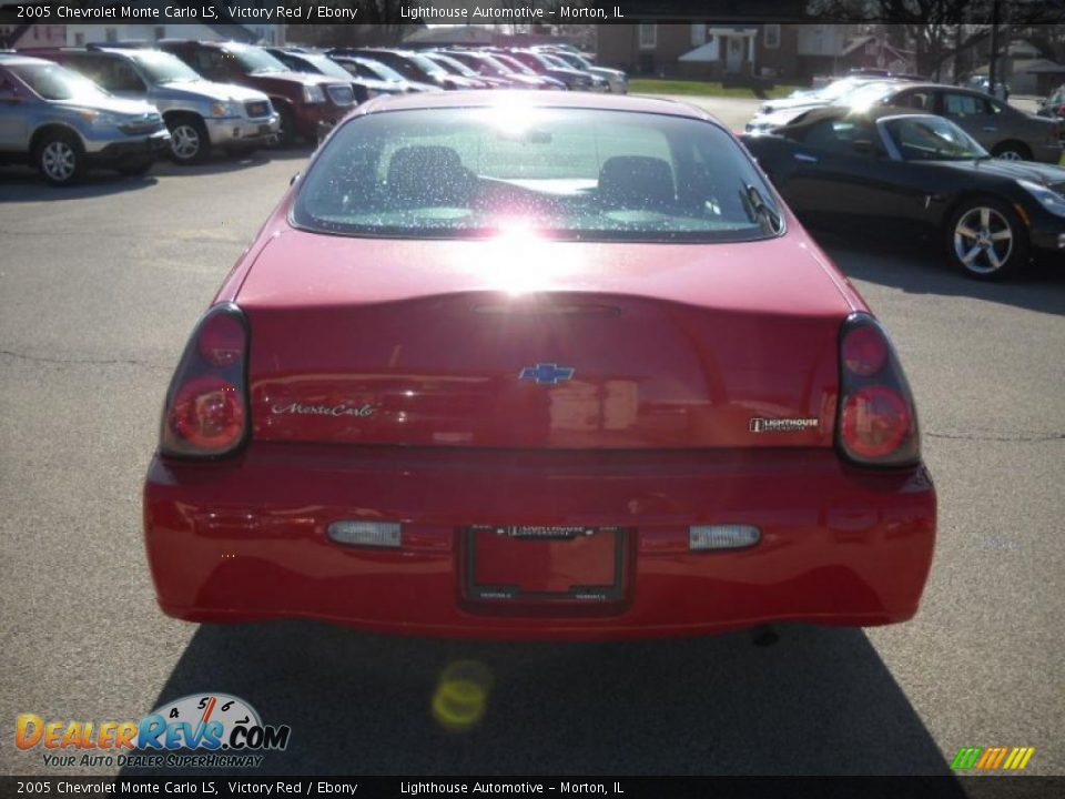2005 Chevrolet Monte Carlo LS Victory Red / Ebony Photo #8