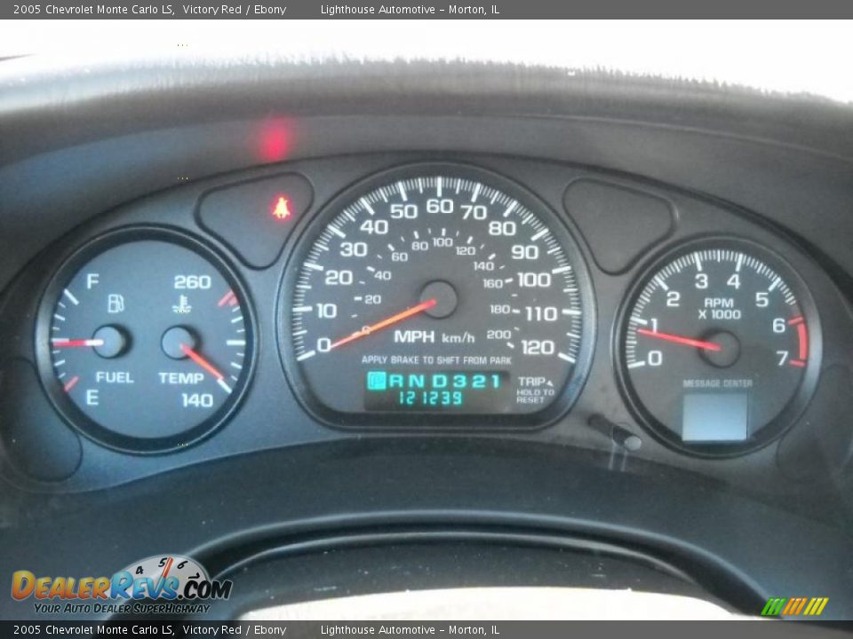 2005 Chevrolet Monte Carlo LS Victory Red / Ebony Photo #14