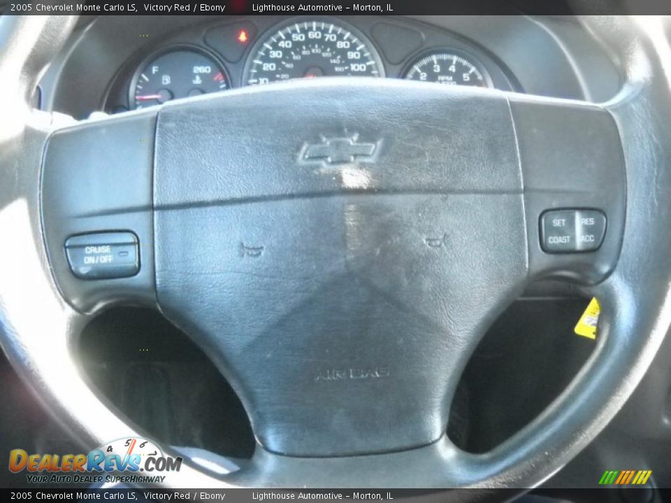 2005 Chevrolet Monte Carlo LS Victory Red / Ebony Photo #15