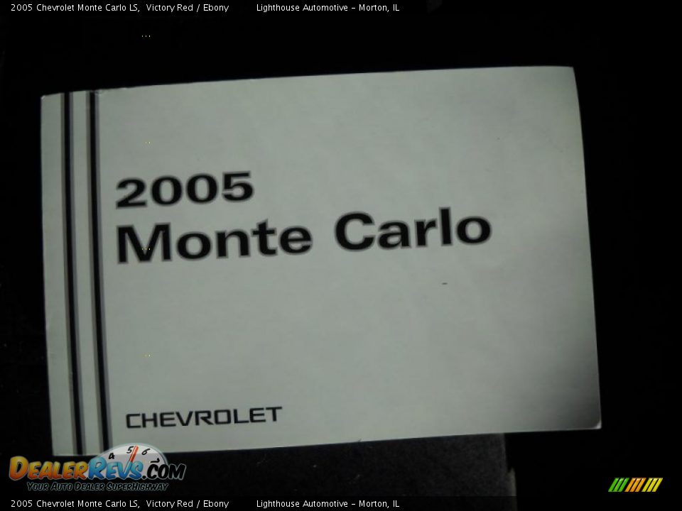 2005 Chevrolet Monte Carlo LS Victory Red / Ebony Photo #25