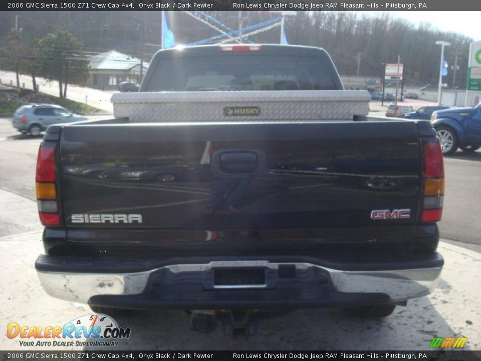 2006 GMC Sierra 1500 Z71 Crew Cab 4x4 Onyx Black / Dark Pewter Photo #3