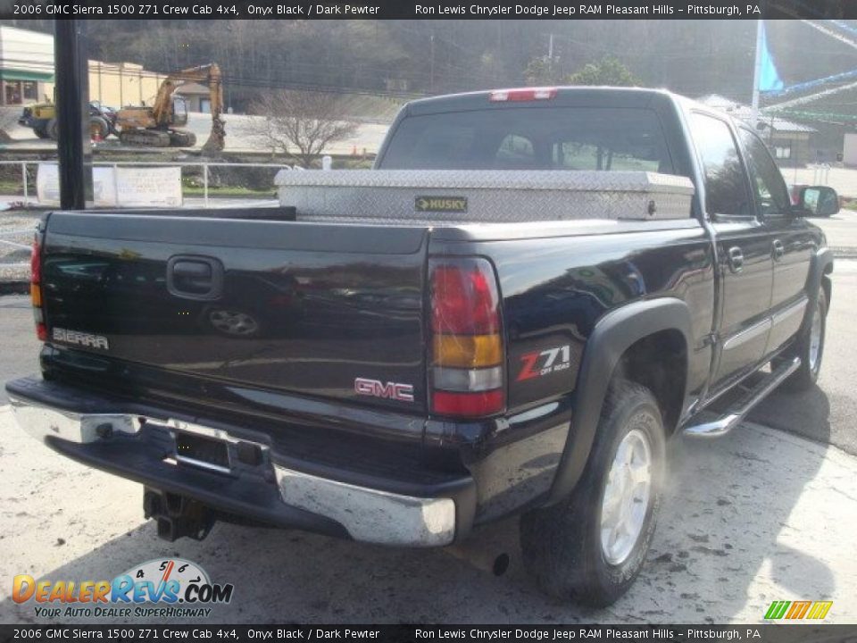 2006 GMC Sierra 1500 Z71 Crew Cab 4x4 Onyx Black / Dark Pewter Photo #4