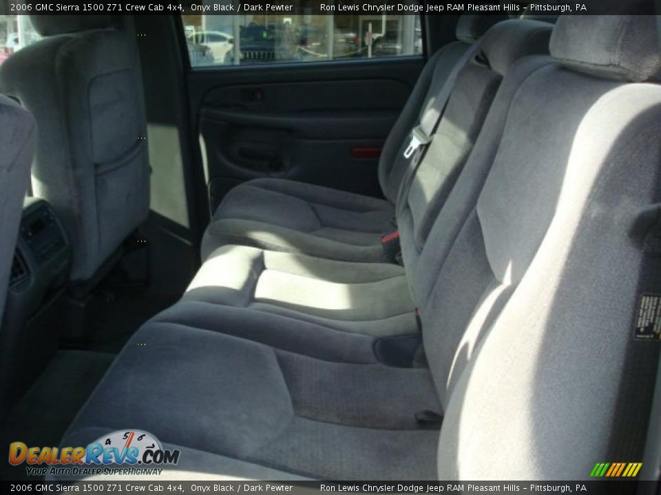 2006 GMC Sierra 1500 Z71 Crew Cab 4x4 Onyx Black / Dark Pewter Photo #20