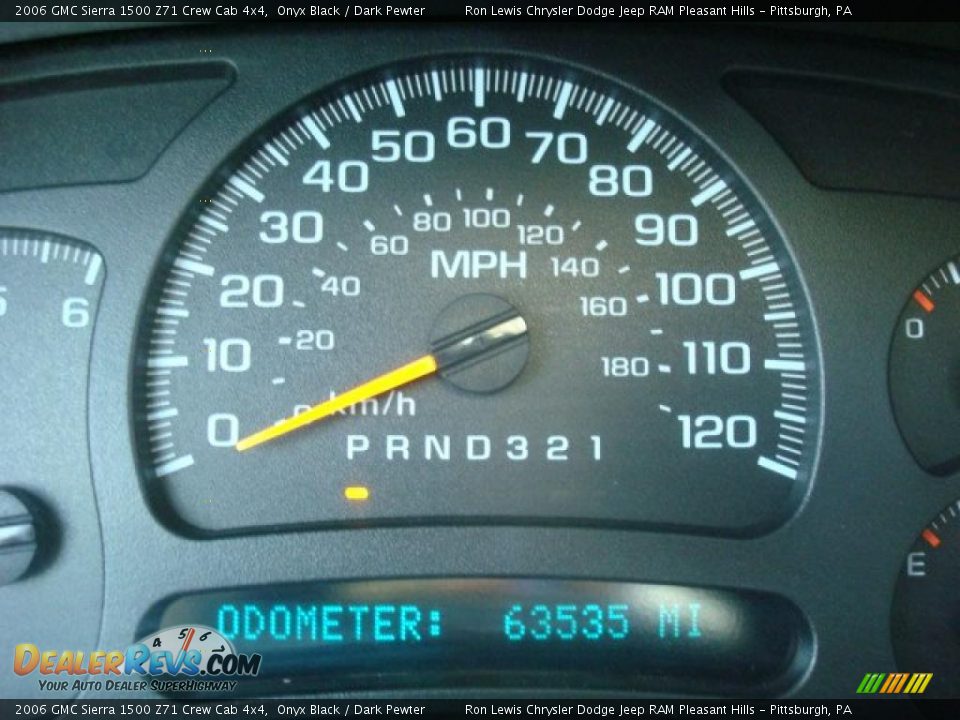 2006 GMC Sierra 1500 Z71 Crew Cab 4x4 Onyx Black / Dark Pewter Photo #25