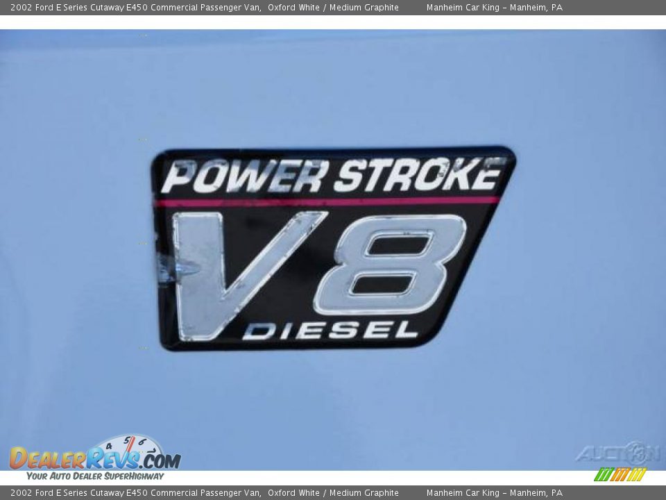 2002 Ford E Series Cutaway E450 Commercial Passenger Van Oxford White / Medium Graphite Photo #22