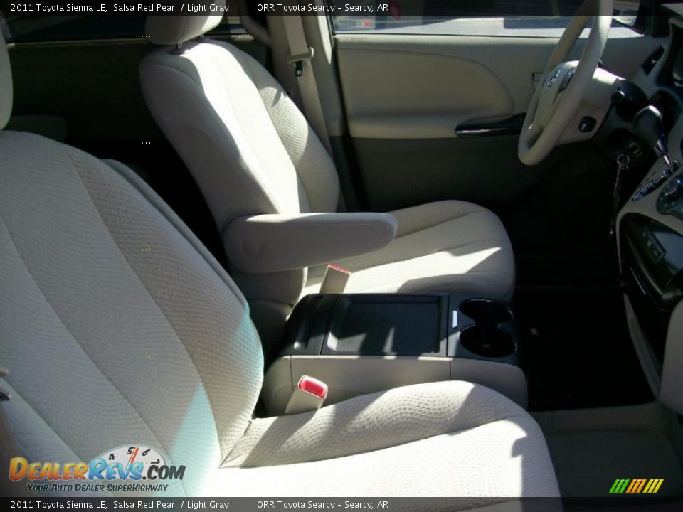 2011 Toyota Sienna LE Salsa Red Pearl / Light Gray Photo #6