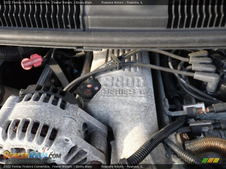 2002 Pontiac Firebird Convertible Pewter Metallic / Ebony Black Photo #21
