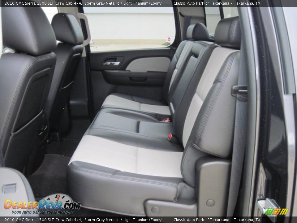 2010 GMC Sierra 1500 SLT Crew Cab 4x4 Storm Gray Metallic / Light Titanium/Ebony Photo #8