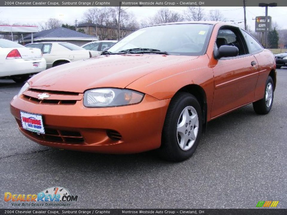 2004 Chevrolet Cavalier Coupe Sunburst Orange / Graphite Photo #1