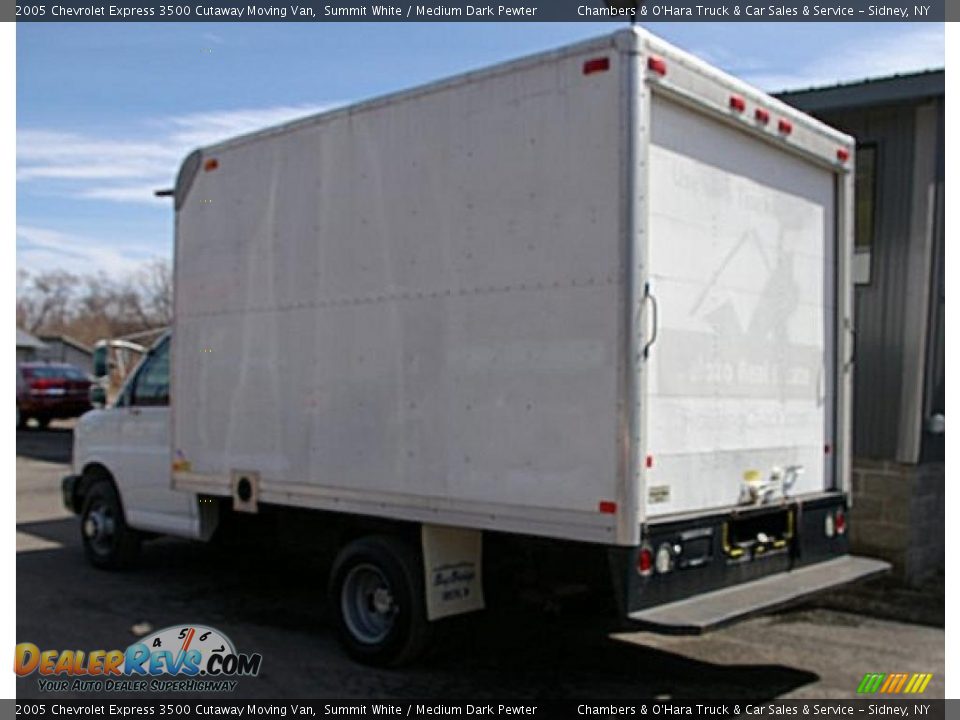 2005 Chevrolet Express 3500 Cutaway Moving Van Summit White / Medium Dark Pewter Photo #7
