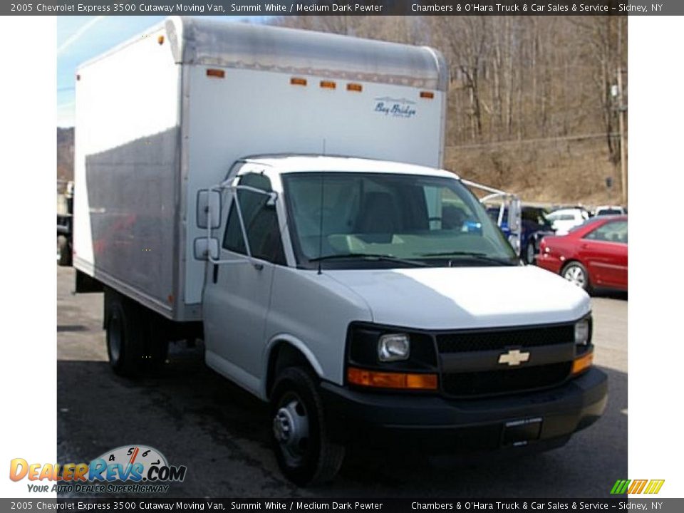 2005 Chevrolet Express 3500 Cutaway Moving Van Summit White / Medium Dark Pewter Photo #15