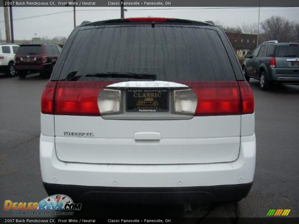 2007 Buick Rendezvous CX Frost White / Neutral Photo #4
