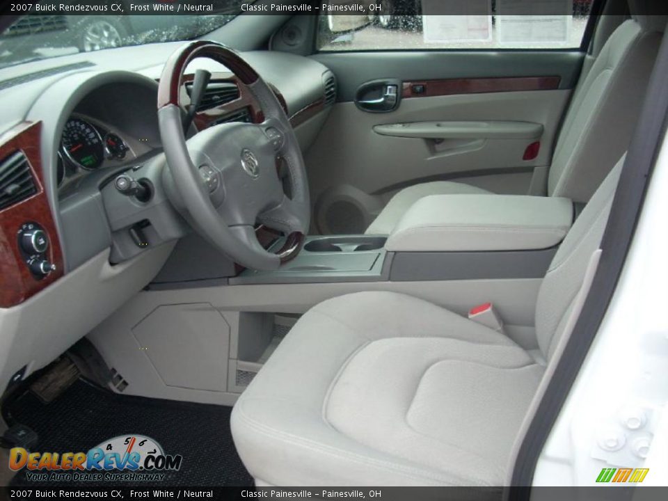 2007 Buick Rendezvous CX Frost White / Neutral Photo #6