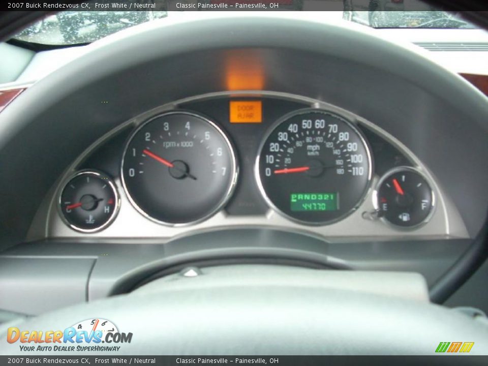 2007 Buick Rendezvous CX Frost White / Neutral Photo #10