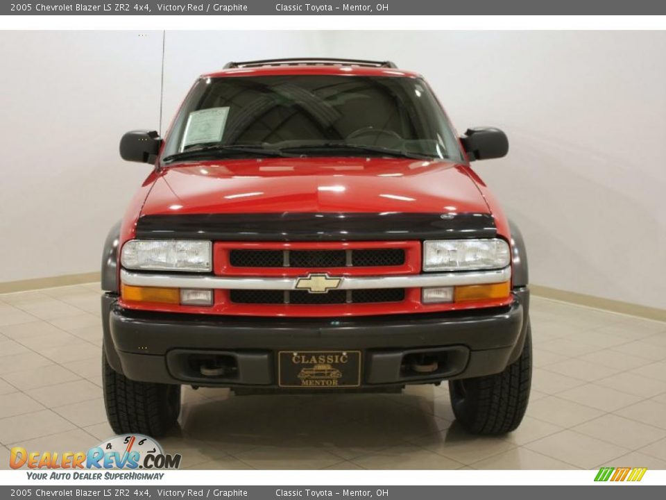 2005 Chevrolet Blazer LS ZR2 4x4 Victory Red / Graphite Photo #2