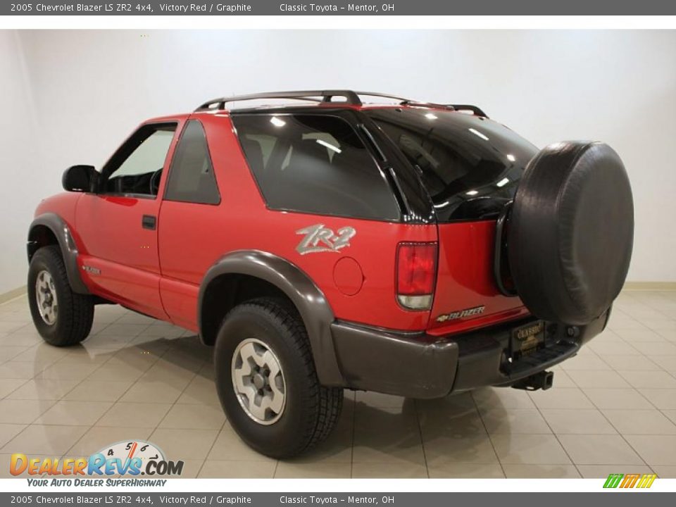 2005 Chevrolet Blazer LS ZR2 4x4 Victory Red / Graphite Photo #5