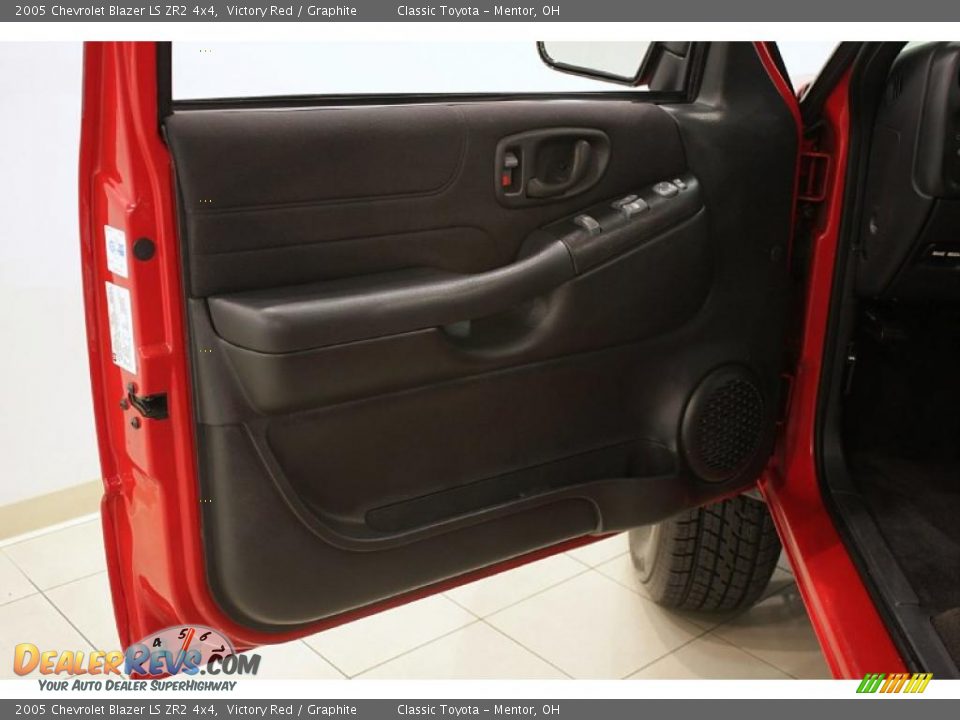 2005 Chevrolet Blazer LS ZR2 4x4 Victory Red / Graphite Photo #8