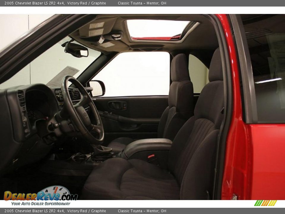 2005 Chevrolet Blazer LS ZR2 4x4 Victory Red / Graphite Photo #10