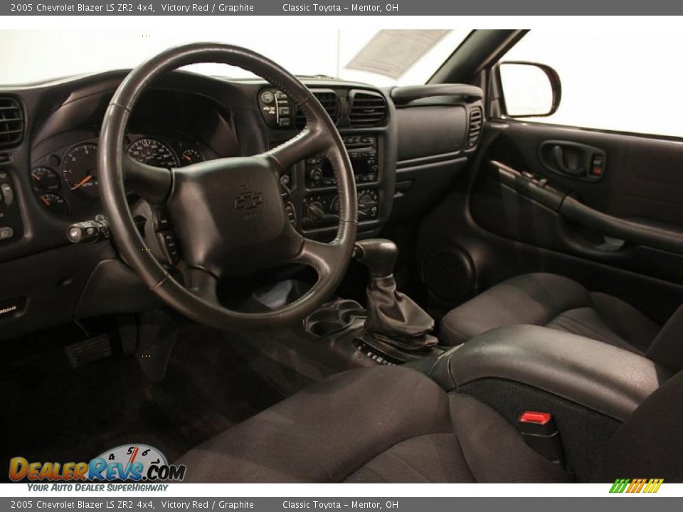 2005 Chevrolet Blazer LS ZR2 4x4 Victory Red / Graphite Photo #12
