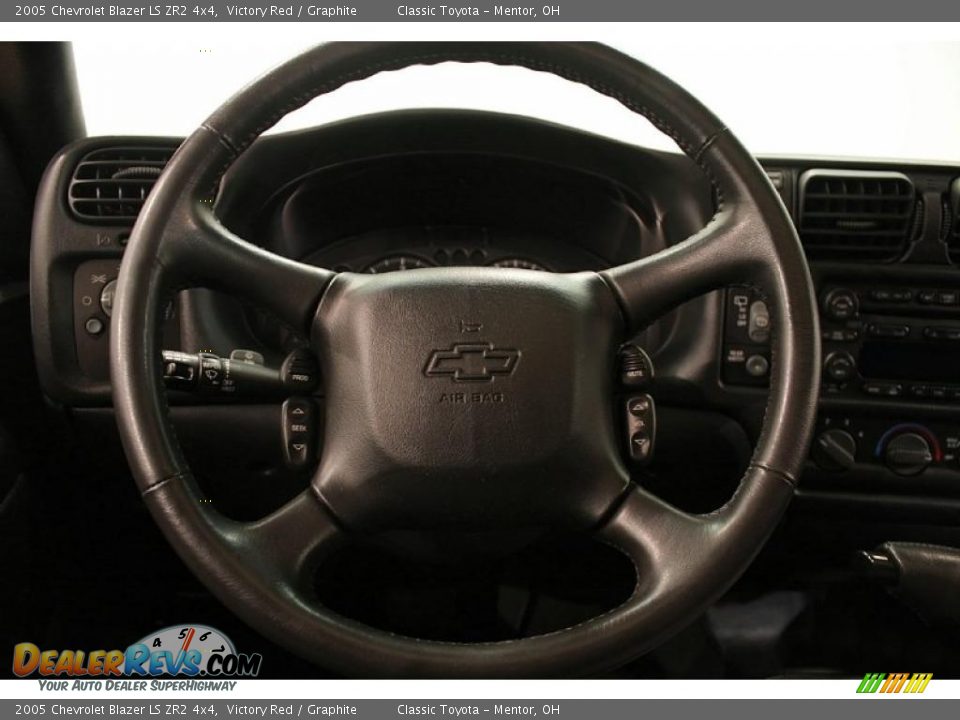 2005 Chevrolet Blazer LS ZR2 4x4 Victory Red / Graphite Photo #13